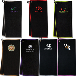TOUR TECH GOLF TOWEL- EMBROIDERED
